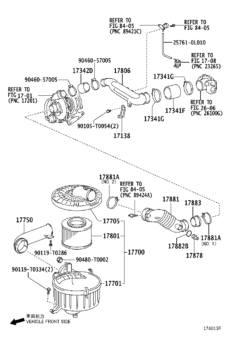 17700-0L082 CLEANER ASSY, AIR product image