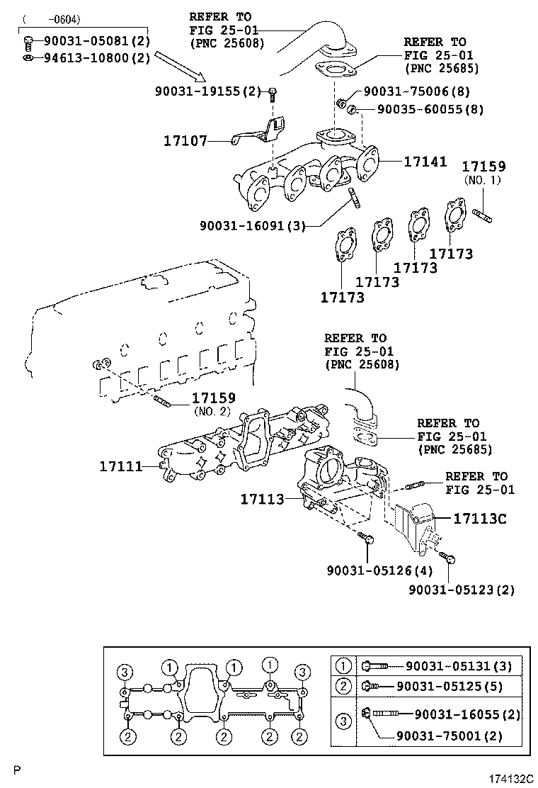 90031-16099 BOLT, STUD(FOR MANIFOLD TO CYLINDER HEAD) product image