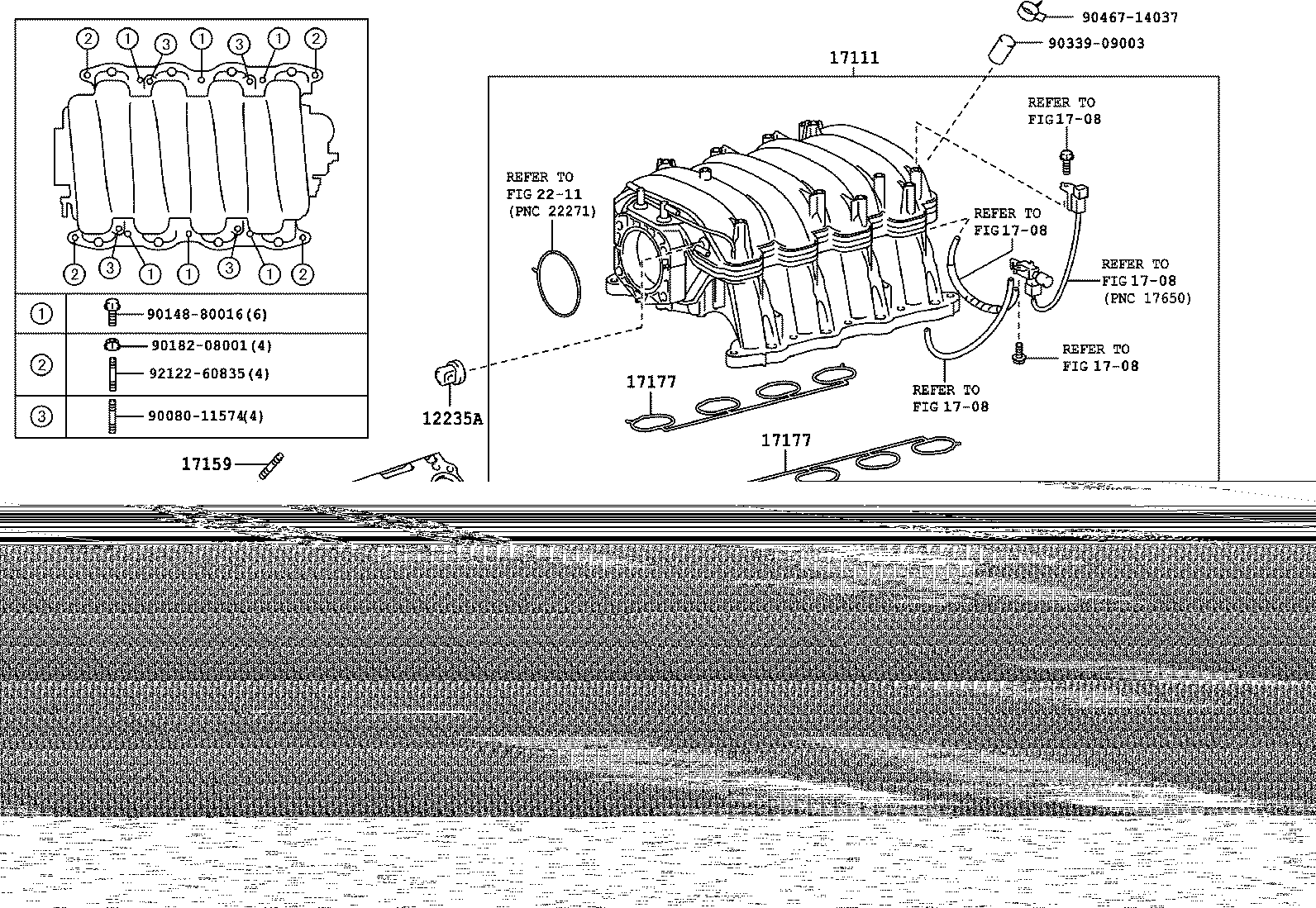 90080-12008 BOLT, STUD(FOR MANIFOLD TO CYLINDER HEAD) product image