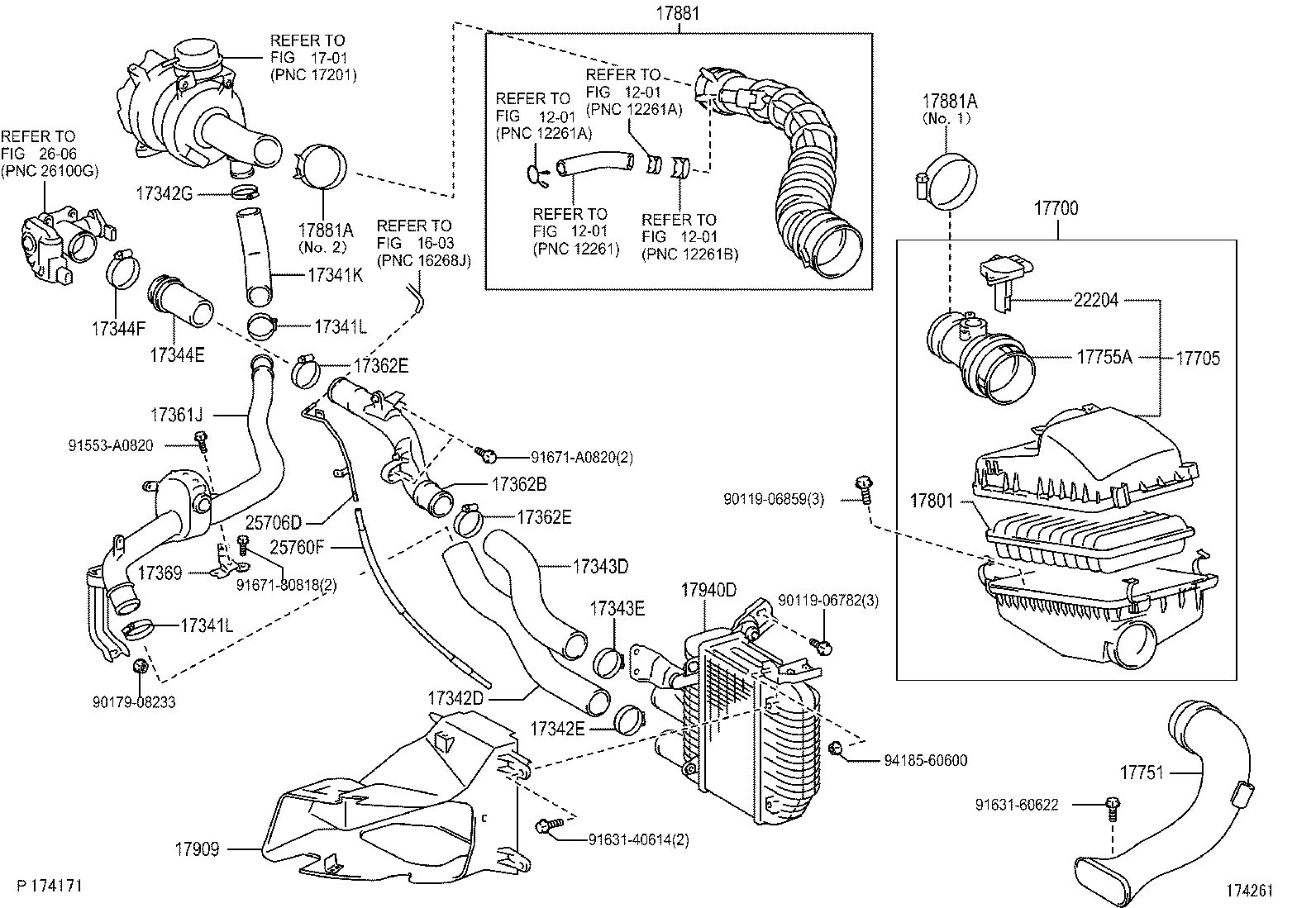 17342-33020 HOSE, AIR, NO.2 product image