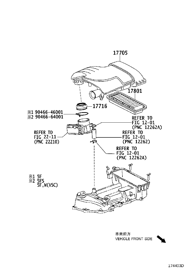 17801-23030 ELEMENT SUB-ASSY, AIR CLEANER FILTER product image