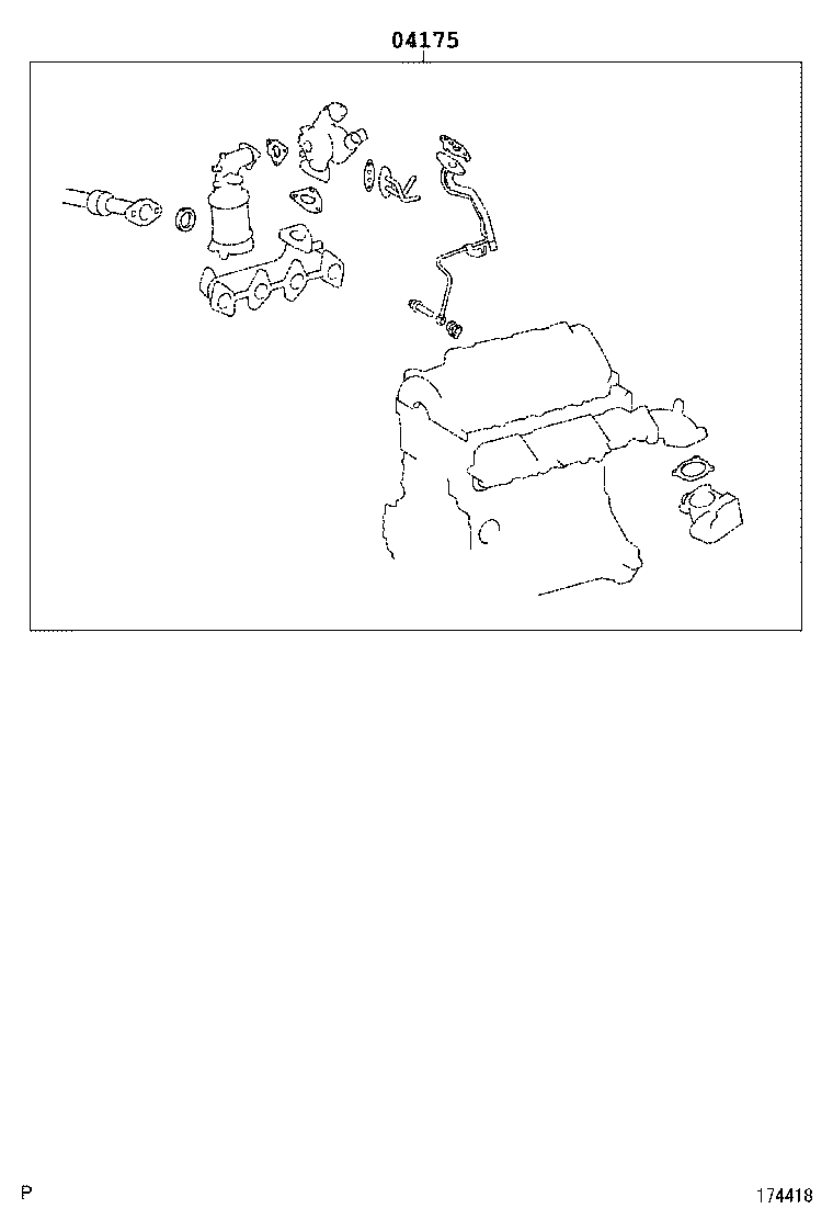 90116-10169 BOLT, STUD(FOR MANIFOLD TO CYLINDER HEAD) product image