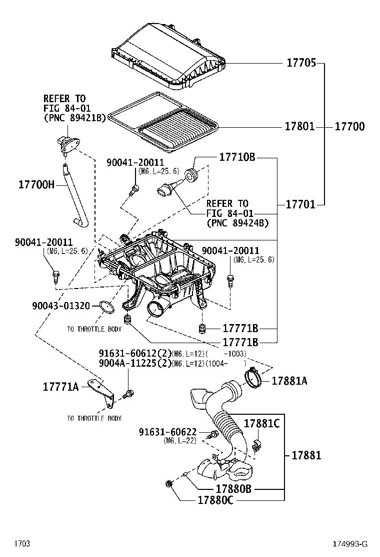 17700-BZ080 CLEANER ASSY, AIR product image