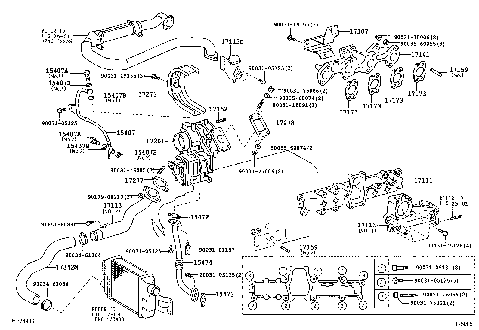 90201-12030 GASKET(FOR TURBO OIL INLET PIPE) product image