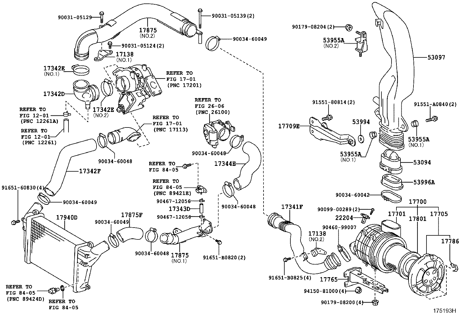 17341-78210 HOSE, AIR, NO.2 product image