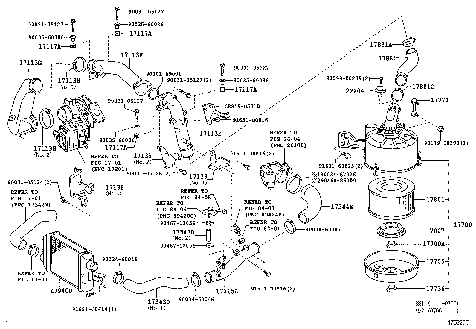 17115-78051 PIPE, INTAKE, NO.2 product image