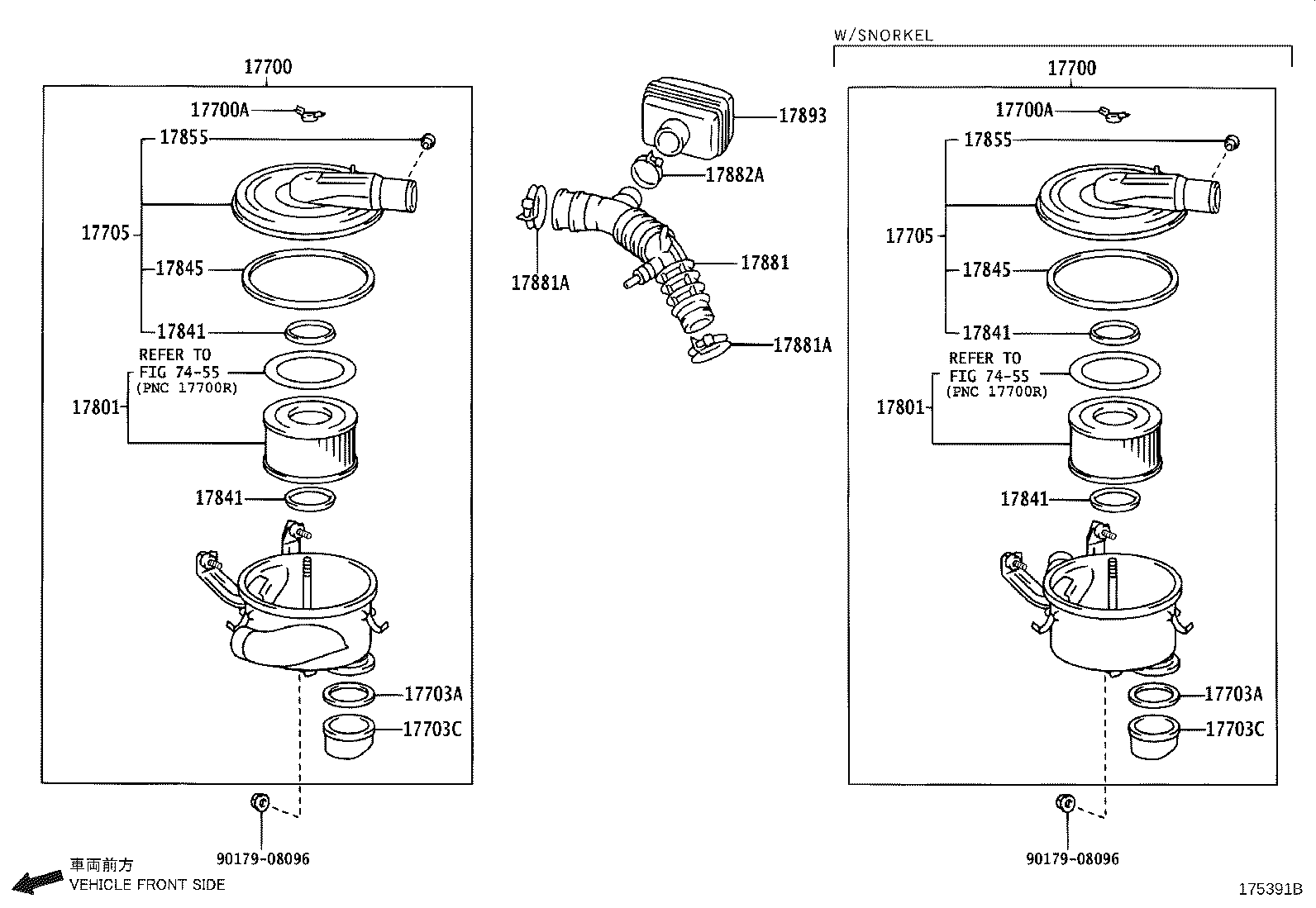 17700-17360 CLEANER ASSY, AIR product image
