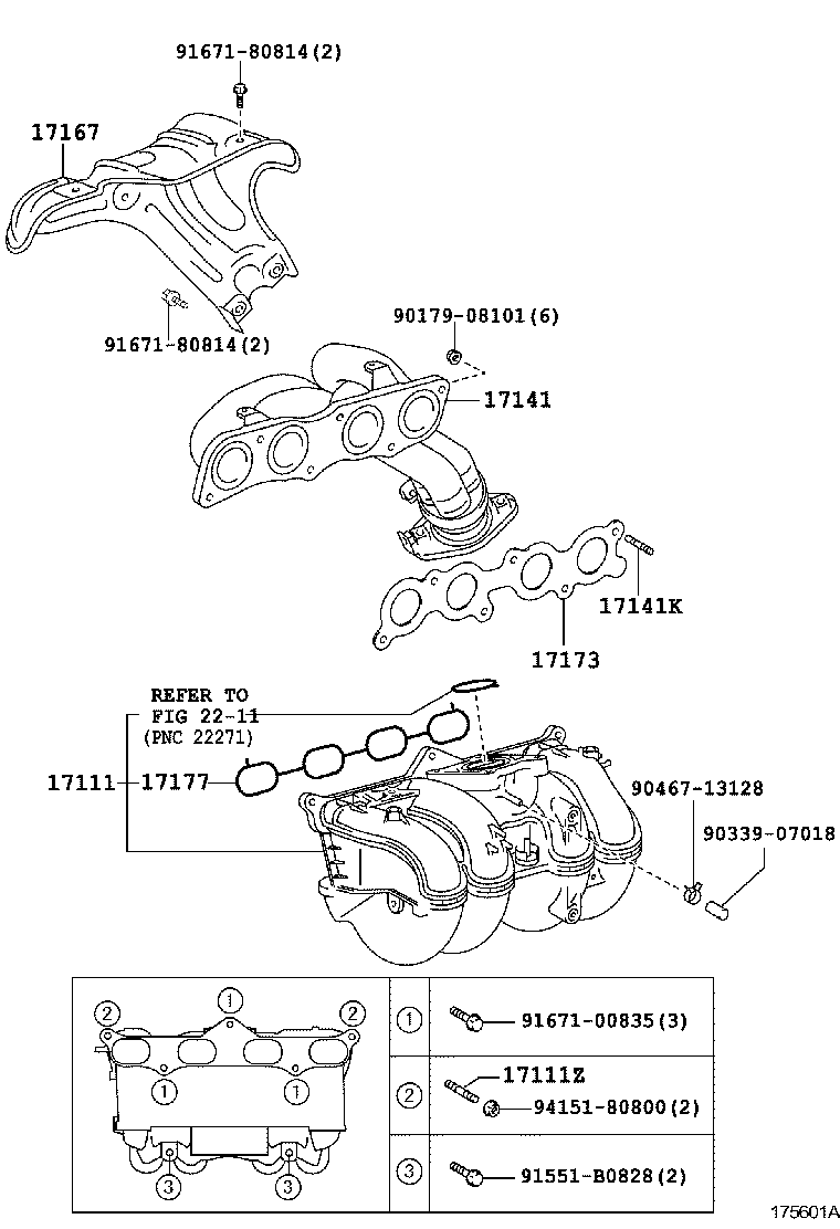 17101-48011 MANIFOLD, INTAKE product image