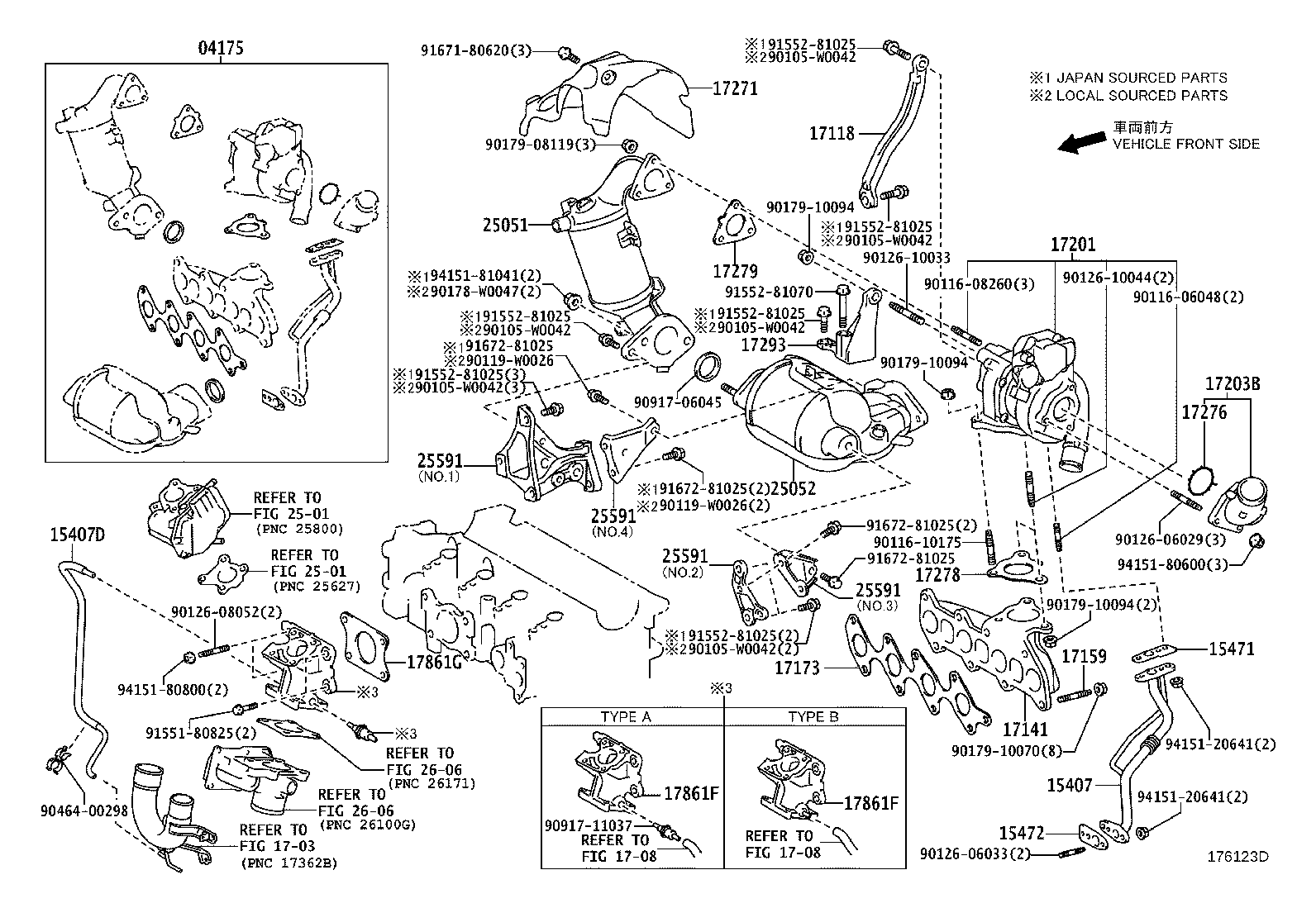 15474-33010 PIPE, TURBO OIL OUTLET product image