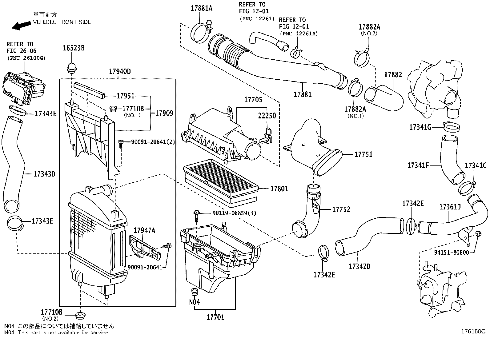96111-10780 CLAMP(FOR AIR CLEANER HOSE, NO.1) product image