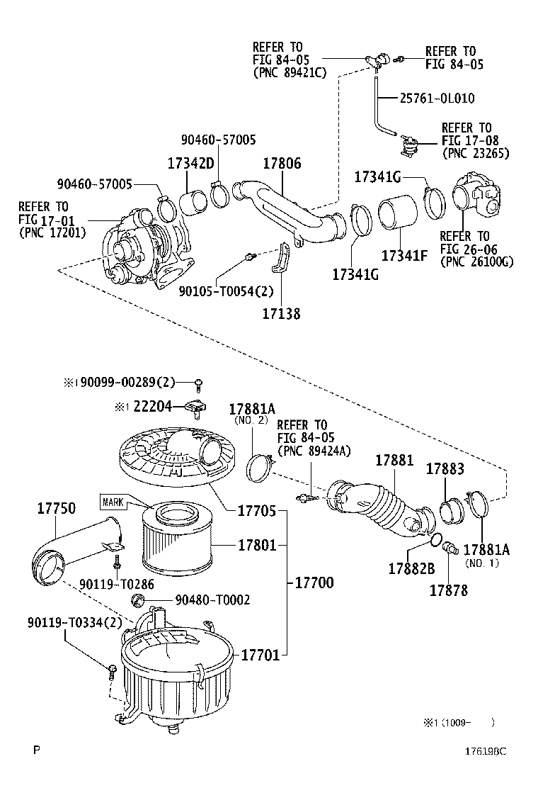 17080-0C021 CLEANER ASSY, AIR product image