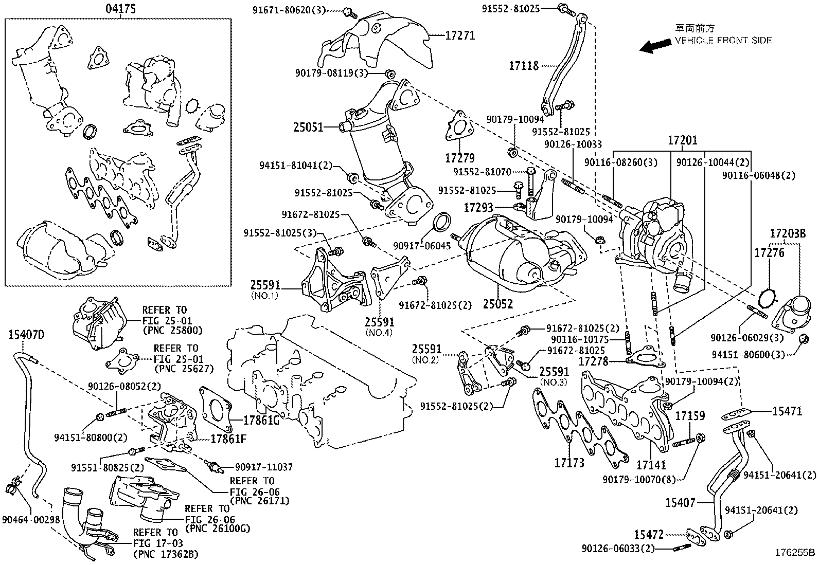 17167-37010 INSULATOR, EXHAUST MANIFOLD HEAT, NO.1 product image