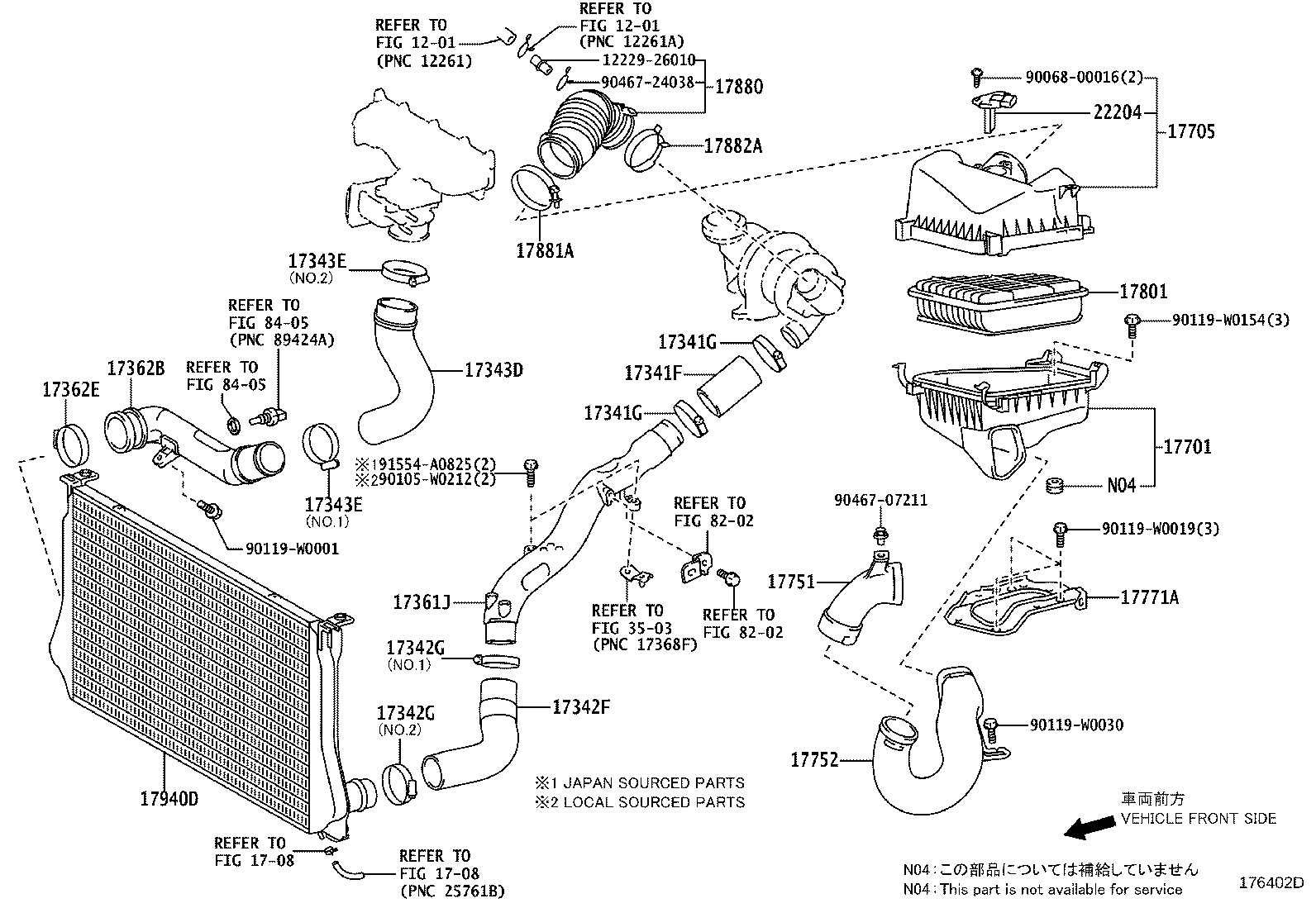 17880-0T060 HOSE ASSY, AIR CLEANER product image