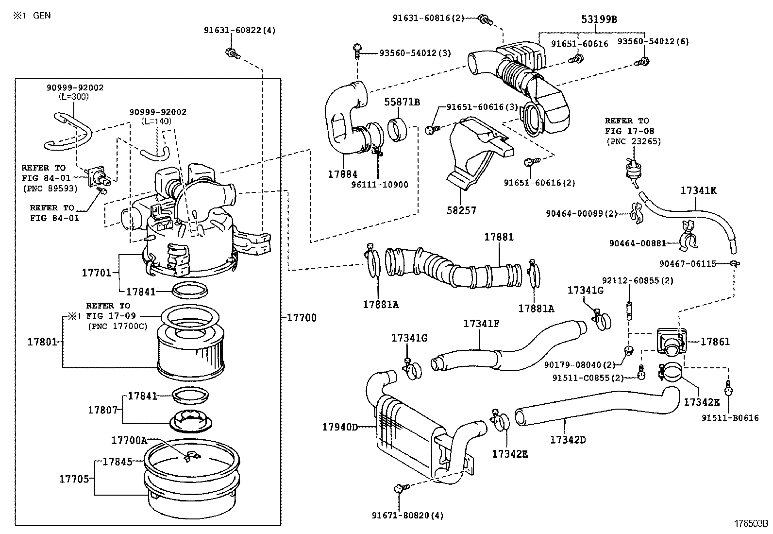 17030-78481 HOSE, AIR, NO.2 product image