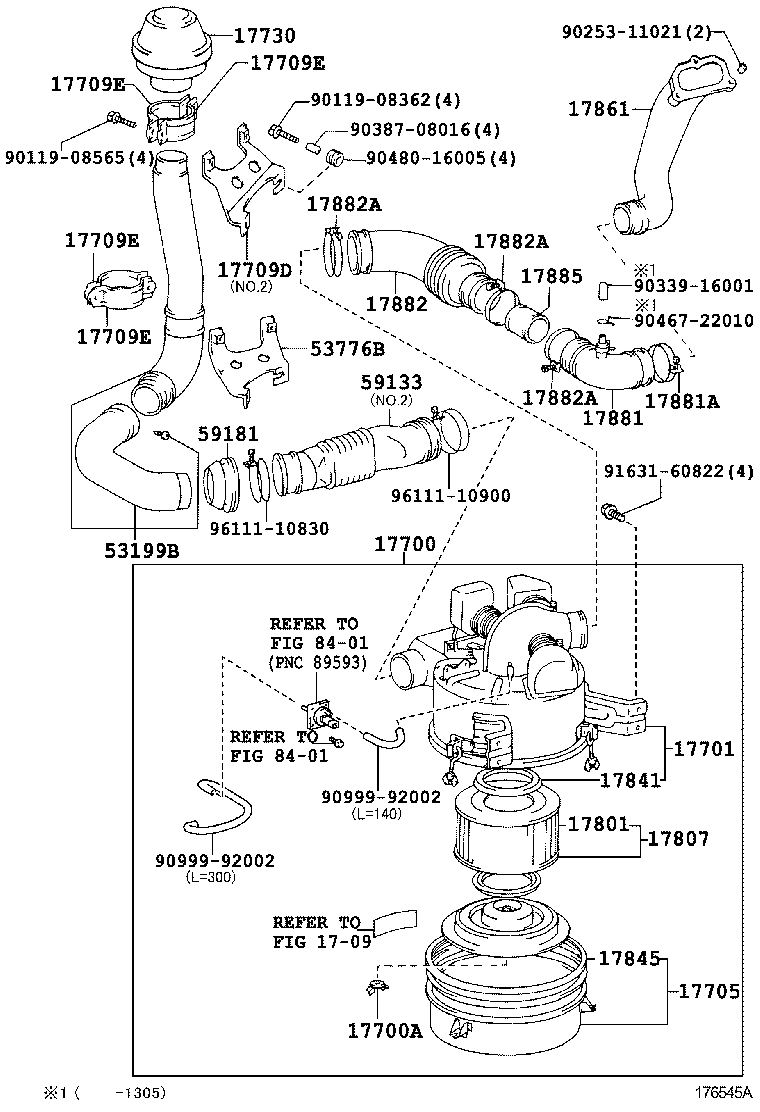 17030-78481 HOSE, AIR, NO.2 product image