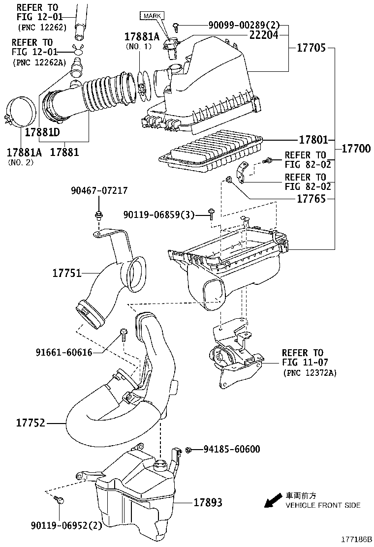17705-22210 CAP SUB-ASSY, AIR CLEANER product image