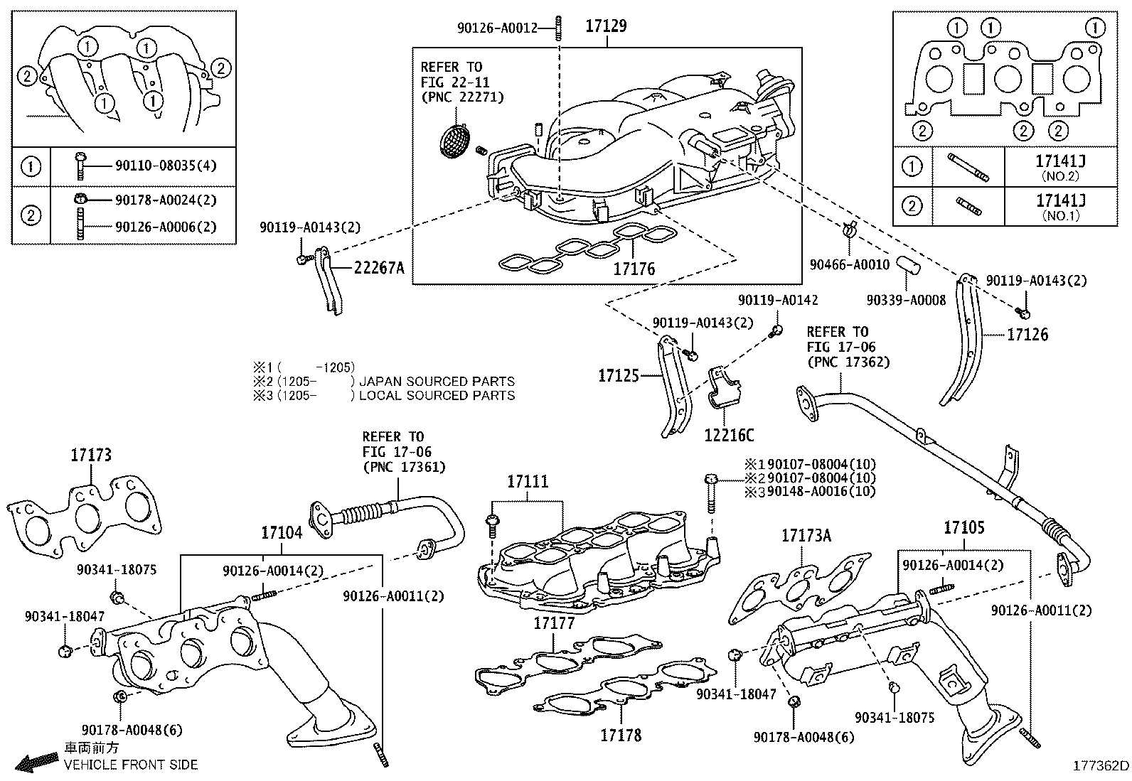 17101-0P010 MANIFOLD, INTAKE product image