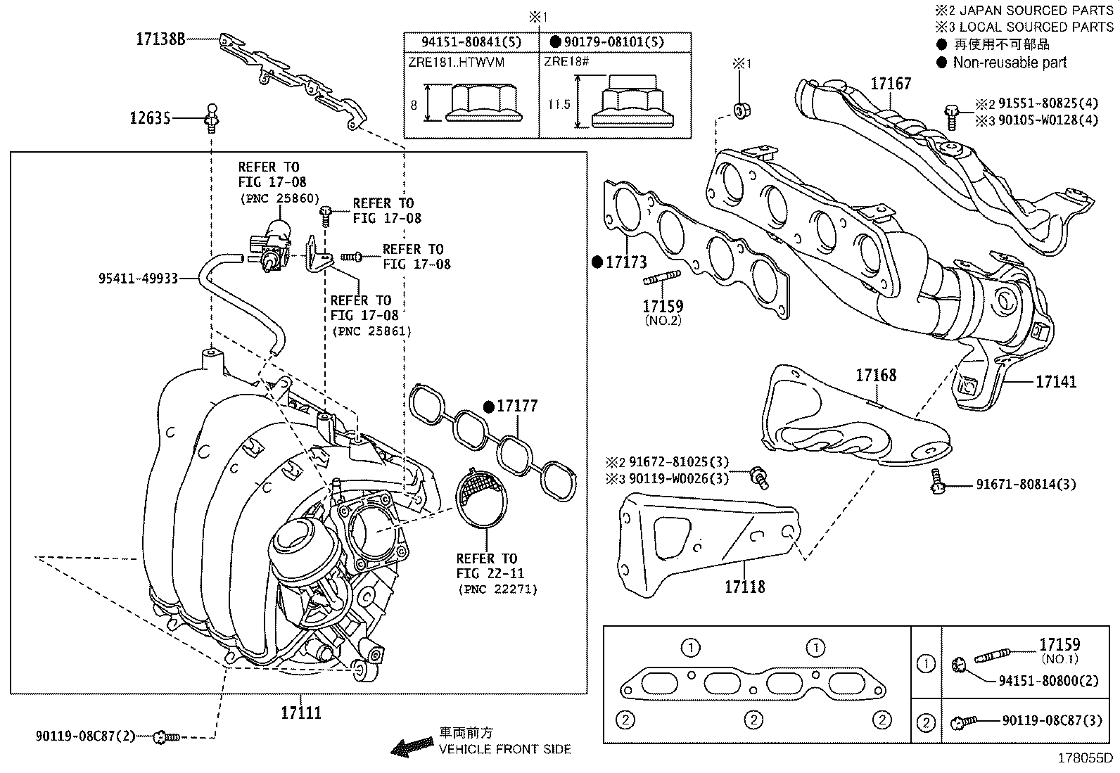 25592-33031 BRACKET, MANIFOLD SUPPORT product image