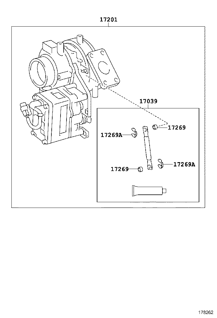 17101-75050 MANIFOLD, INTAKE product image