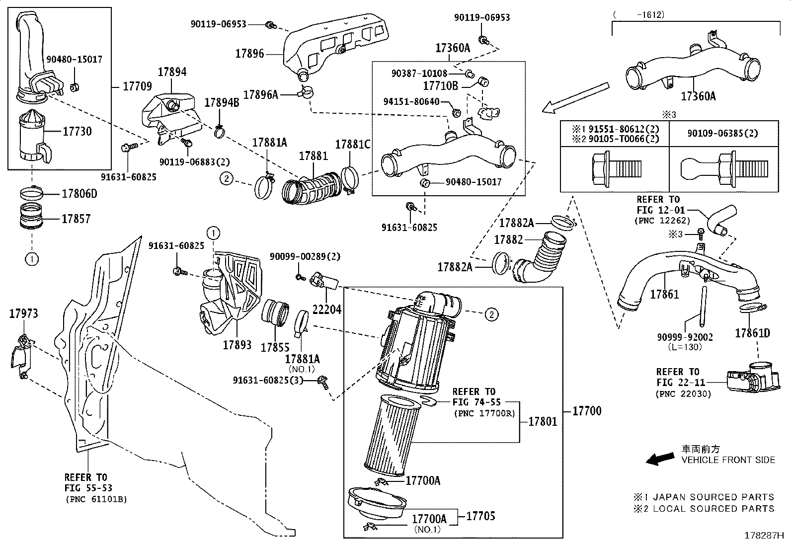 17344-11080 HOSE, AIR, NO.4 product image