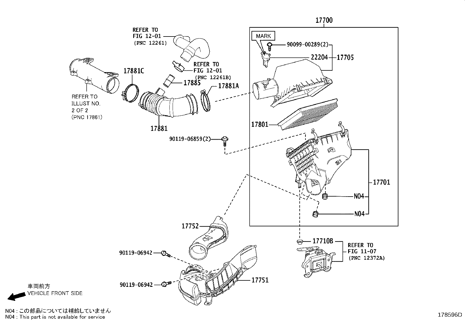 17705-36110 CAP SUB-ASSY, AIR CLEANER product image