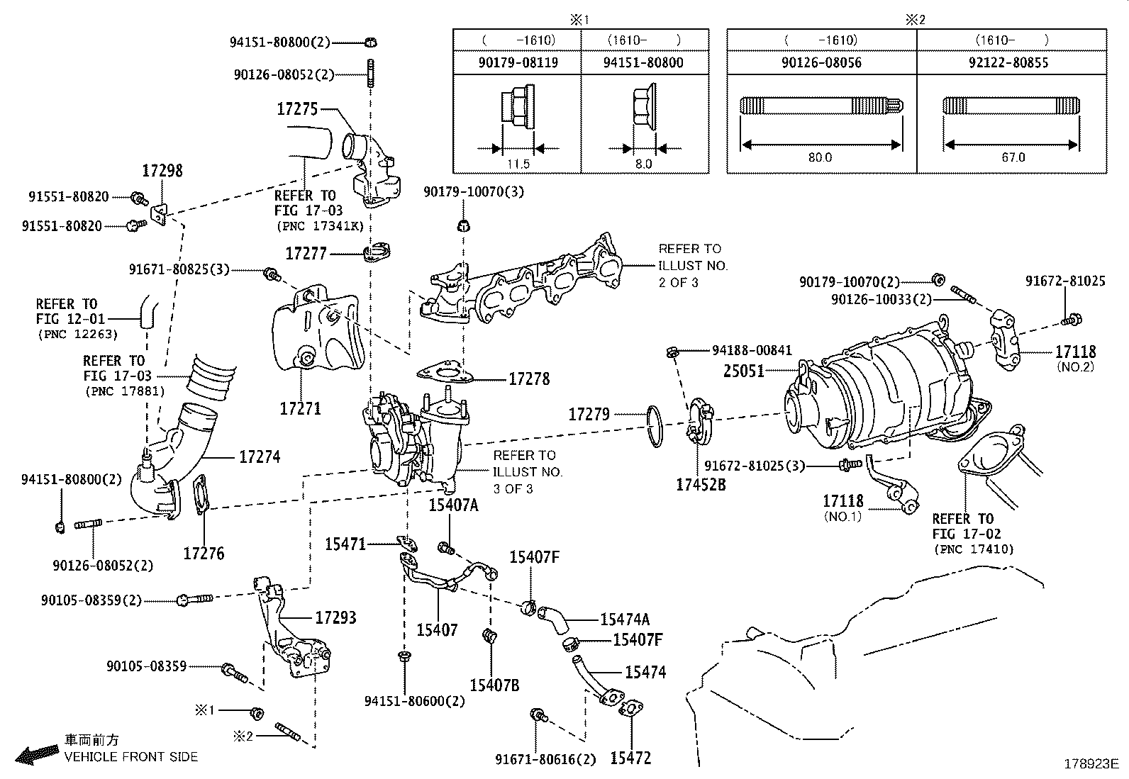 04175-30231 GASKET KIT, TURBOCHARGER product image