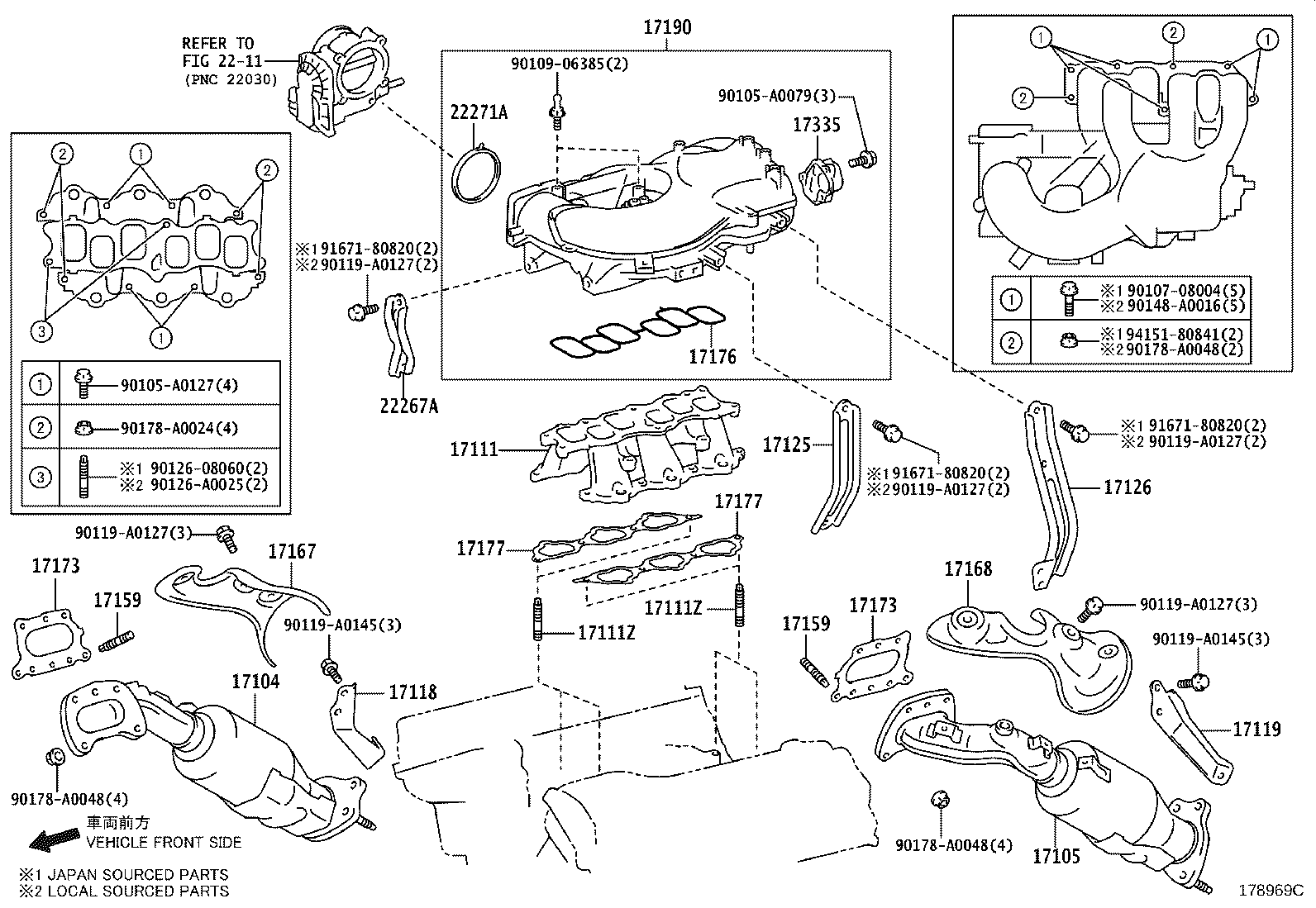 17101-0P010 MANIFOLD, INTAKE product image