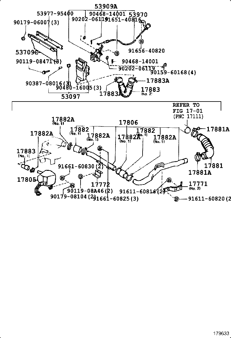 17700-54520 CLEANER ASSY, AIR product image