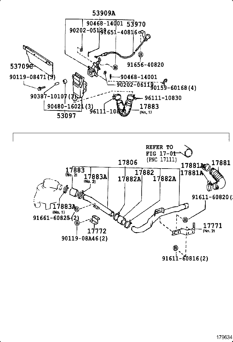 17700-54520 CLEANER ASSY, AIR product image