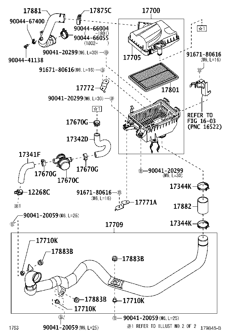 90044-67613 CLIP(FOR HOSE, NO.1) product image