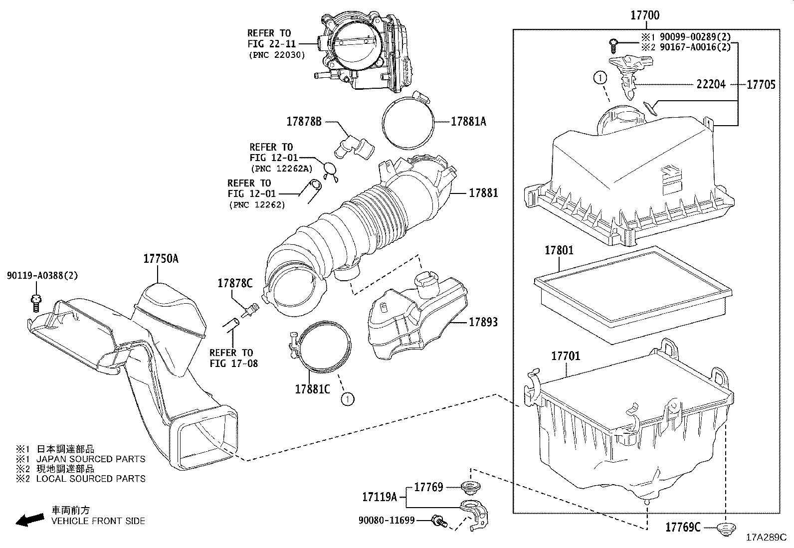 17700-F0300 CLEANER ASSY, AIR product image