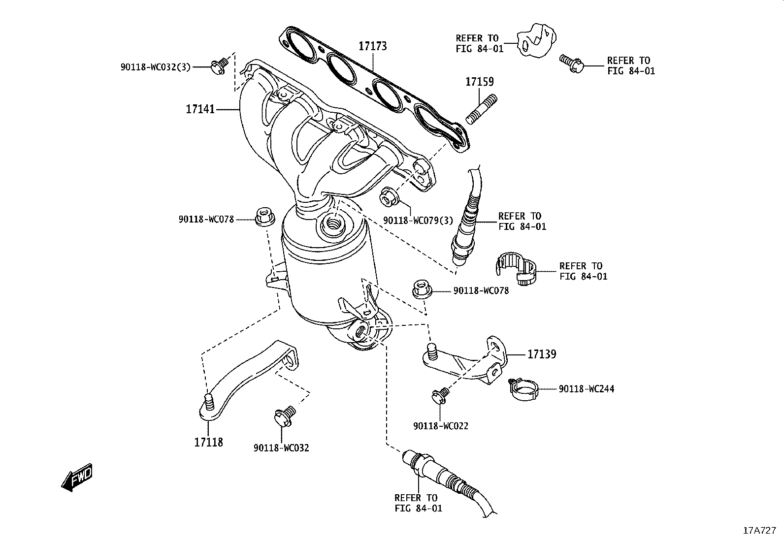 90118-WC326 BOLT, STUD(FOR MANIFOLD TO CYLINDER HEAD) product image