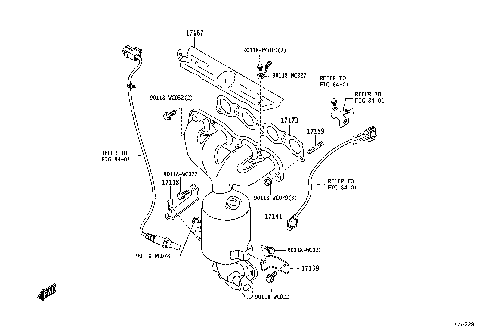 90118-WC326 BOLT, STUD(FOR MANIFOLD TO CYLINDER HEAD) product image