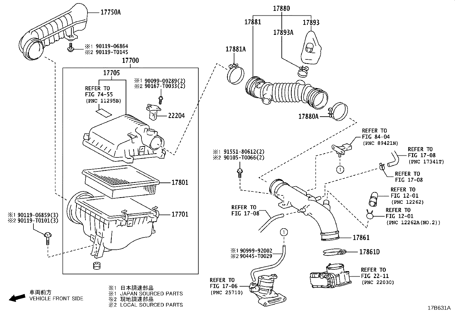 17705-0L300 CAP SUB-ASSY, AIR CLEANER product image