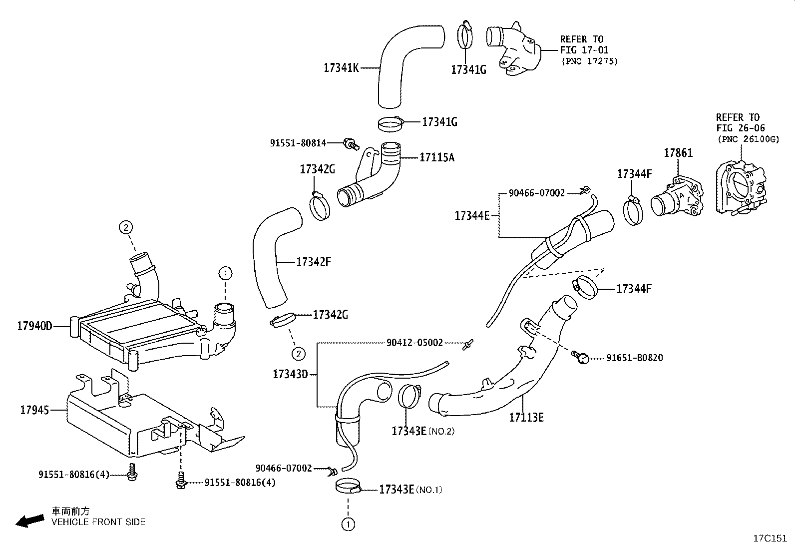 17030-11020 HOSE ASSY, AIR product image