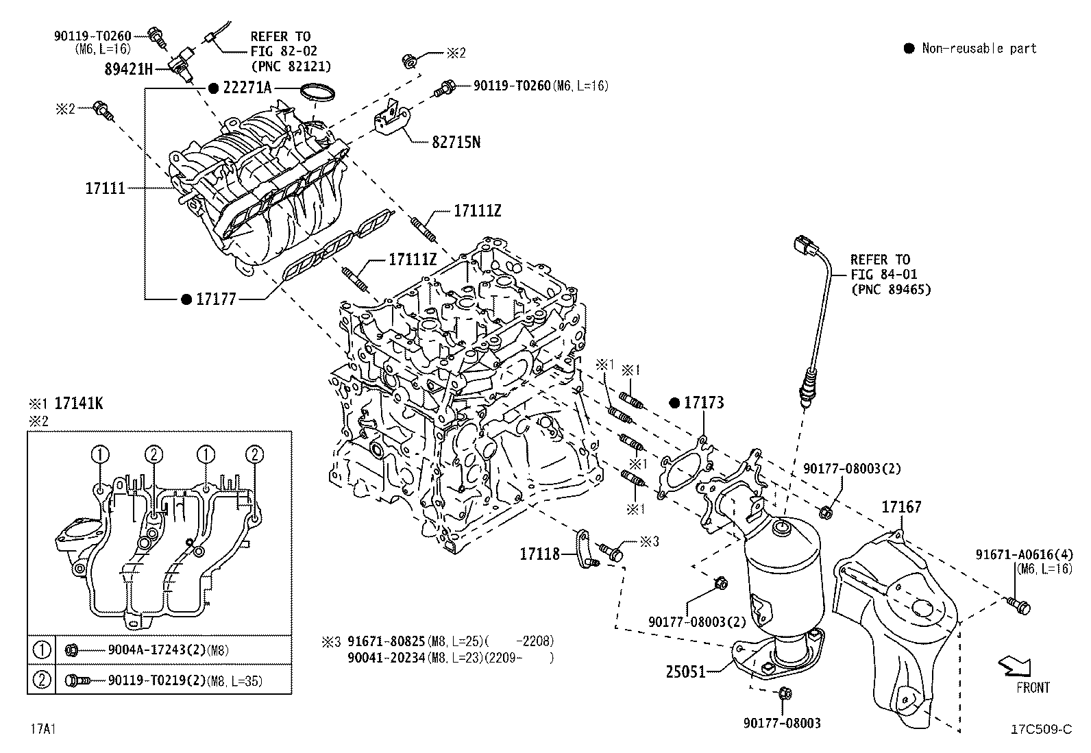9004A-12008 BOLT, STUD(FOR EXHAUST MANIFOLD TO CYLINDER HEAD) product image