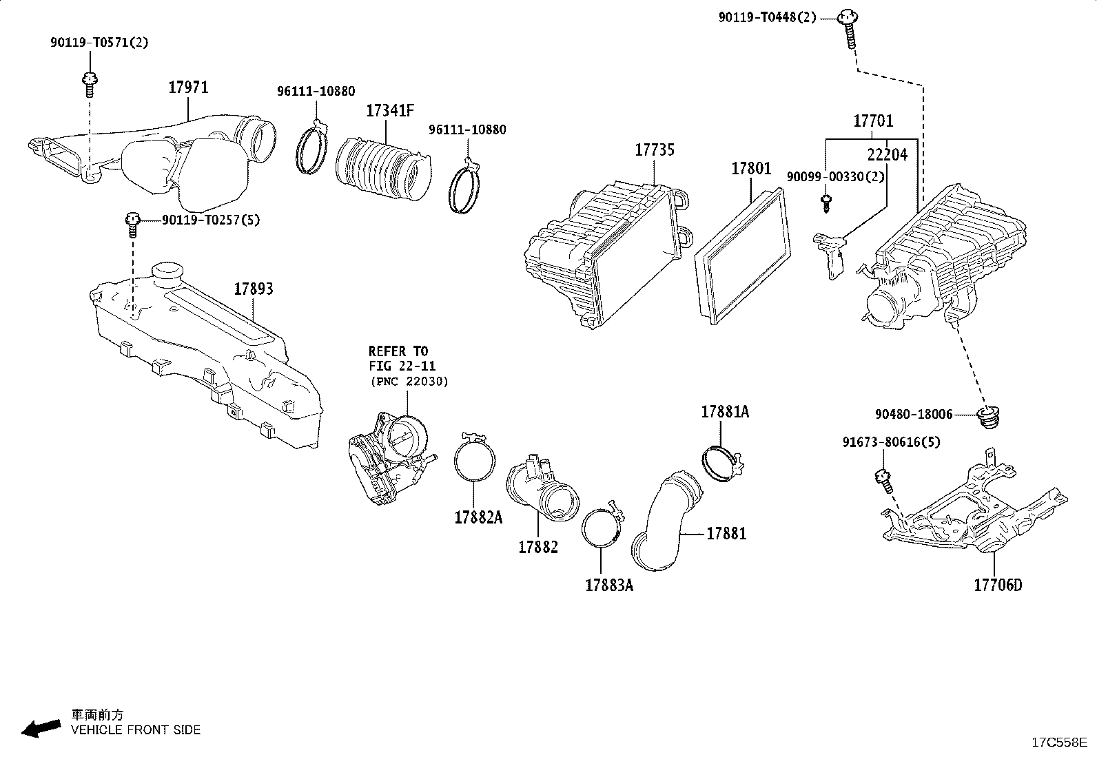 17705-VT020 CAP SUB-ASSY, AIR CLEANER product image