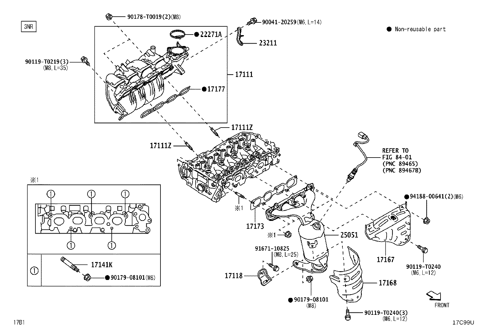 17101-BZ080 MANIFOLD, INTAKE product image