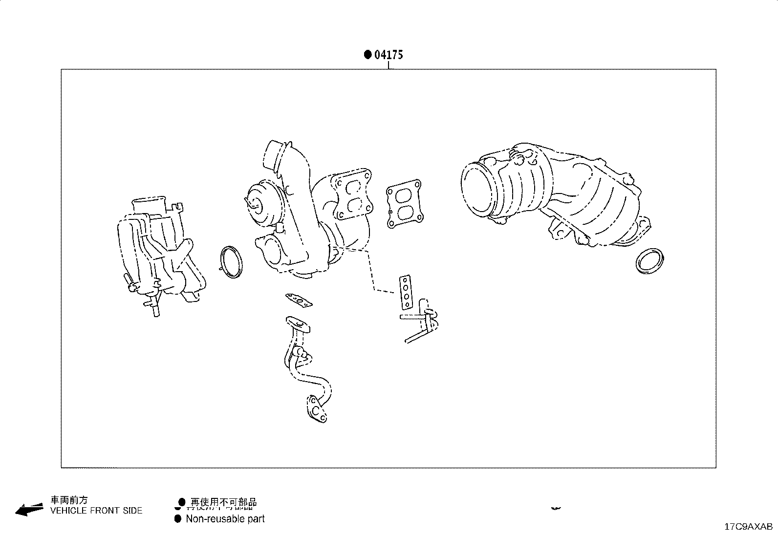 15472-25020 GASKET, TURBO OIL OUTLET, NO.1 product image