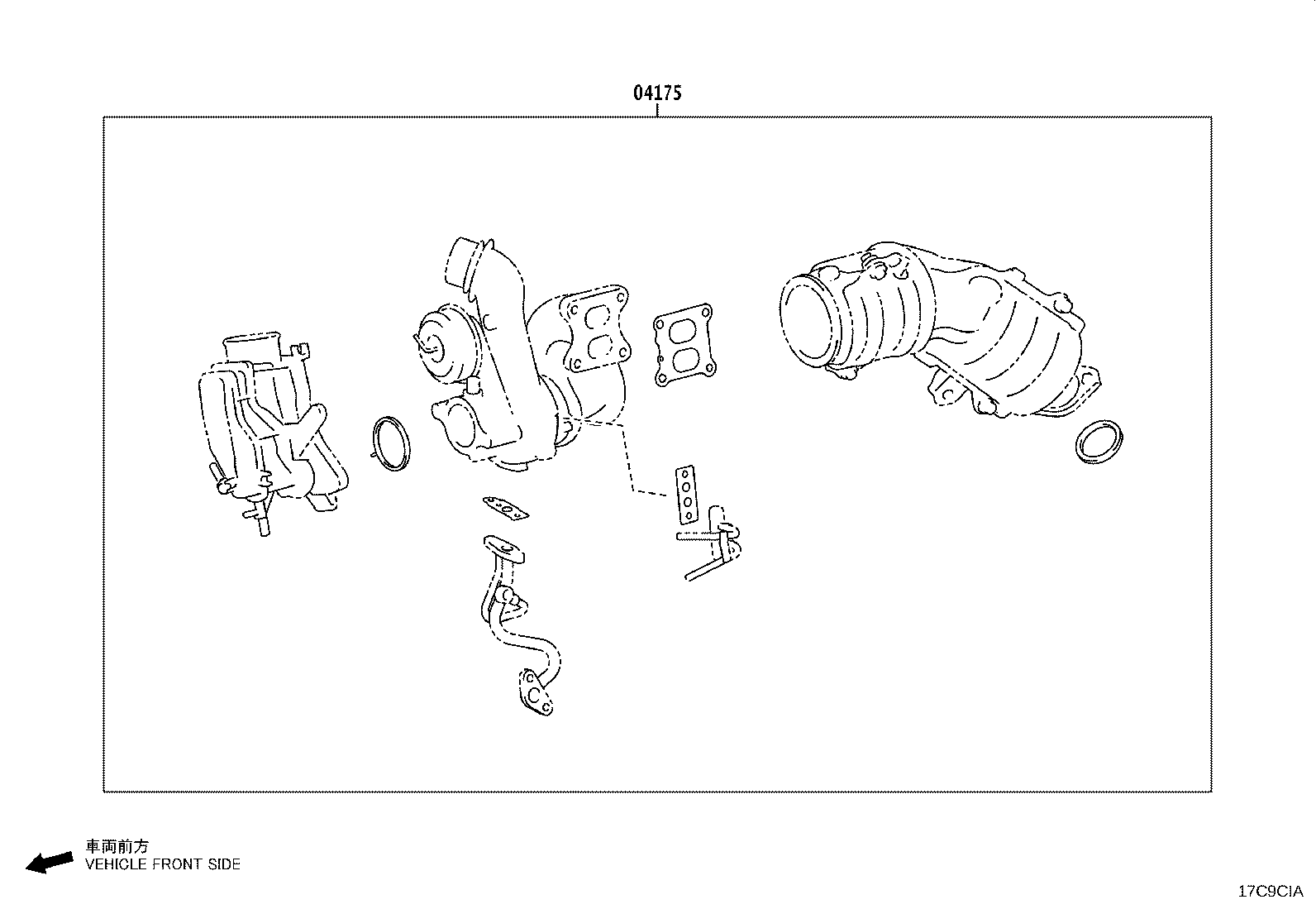 17118-F0100 STAY, MANIFOLD product image