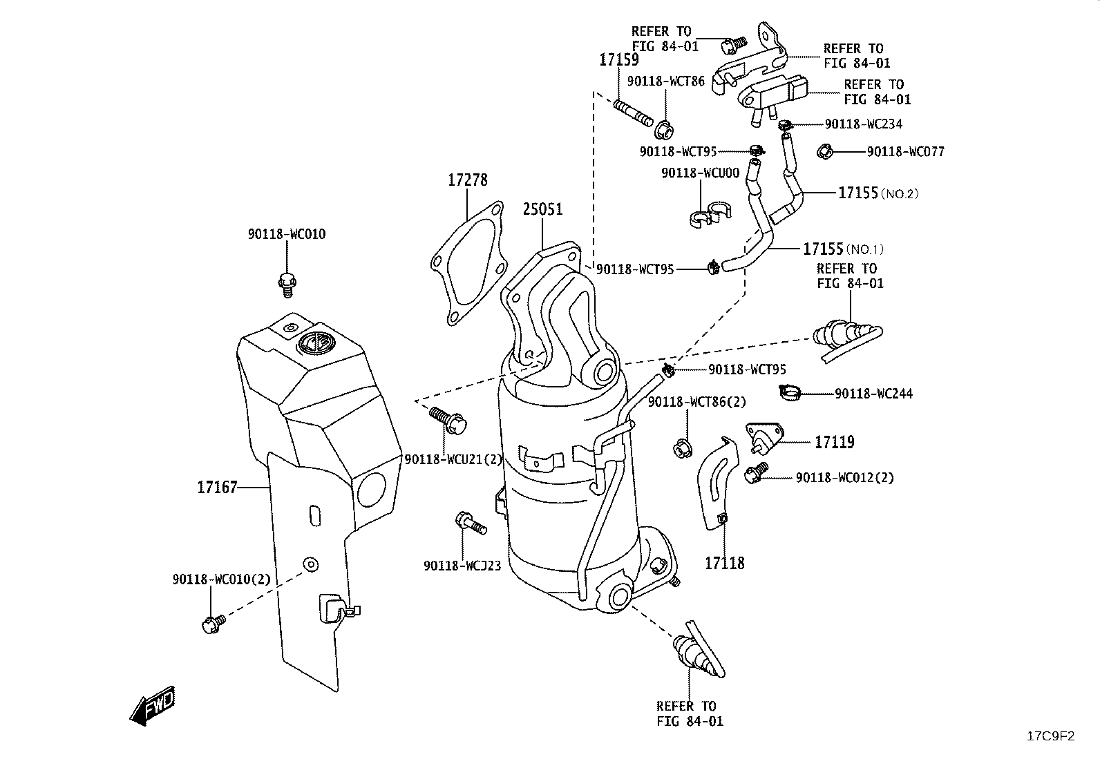 17140-WC006 MANIFOLD, EXHAUST product image