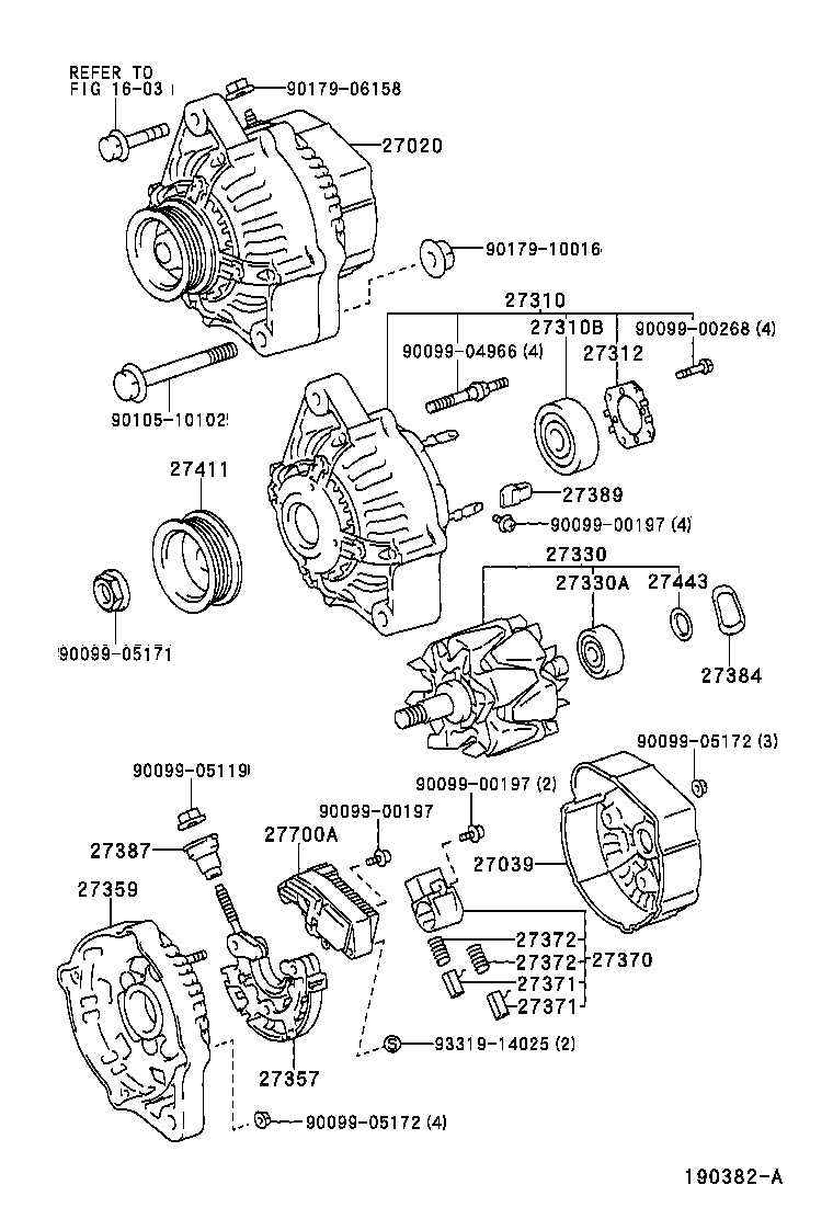 90080-11269 BOLT(FOR ALTERNATOR) product image
