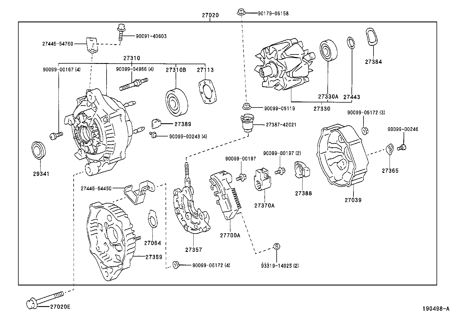 90105-10114 BOLT(FOR ALTERNATOR) product image