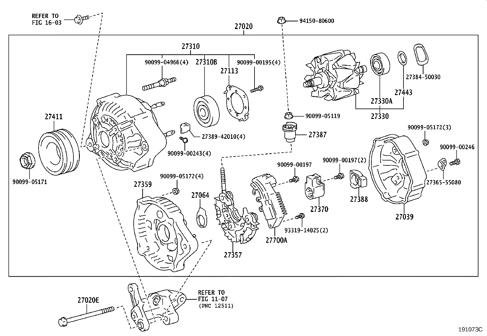 90105-10089 BOLT(FOR ALTERNATOR) product image