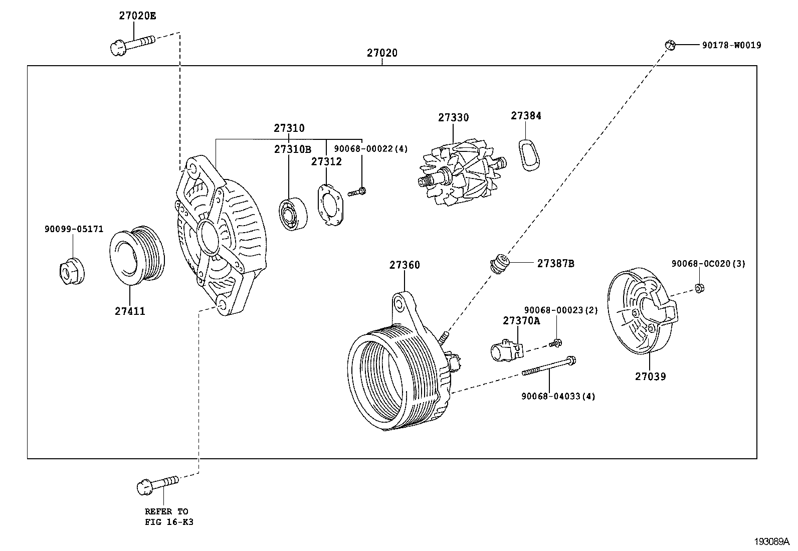 27330-0M040 ROTOR ASSY, ALTERNATOR product image