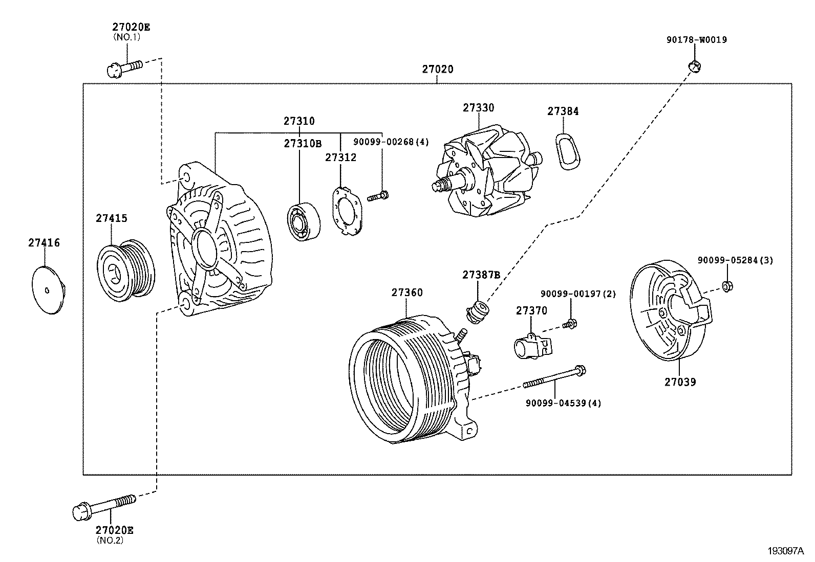 27330-0M040 ROTOR ASSY, ALTERNATOR product image