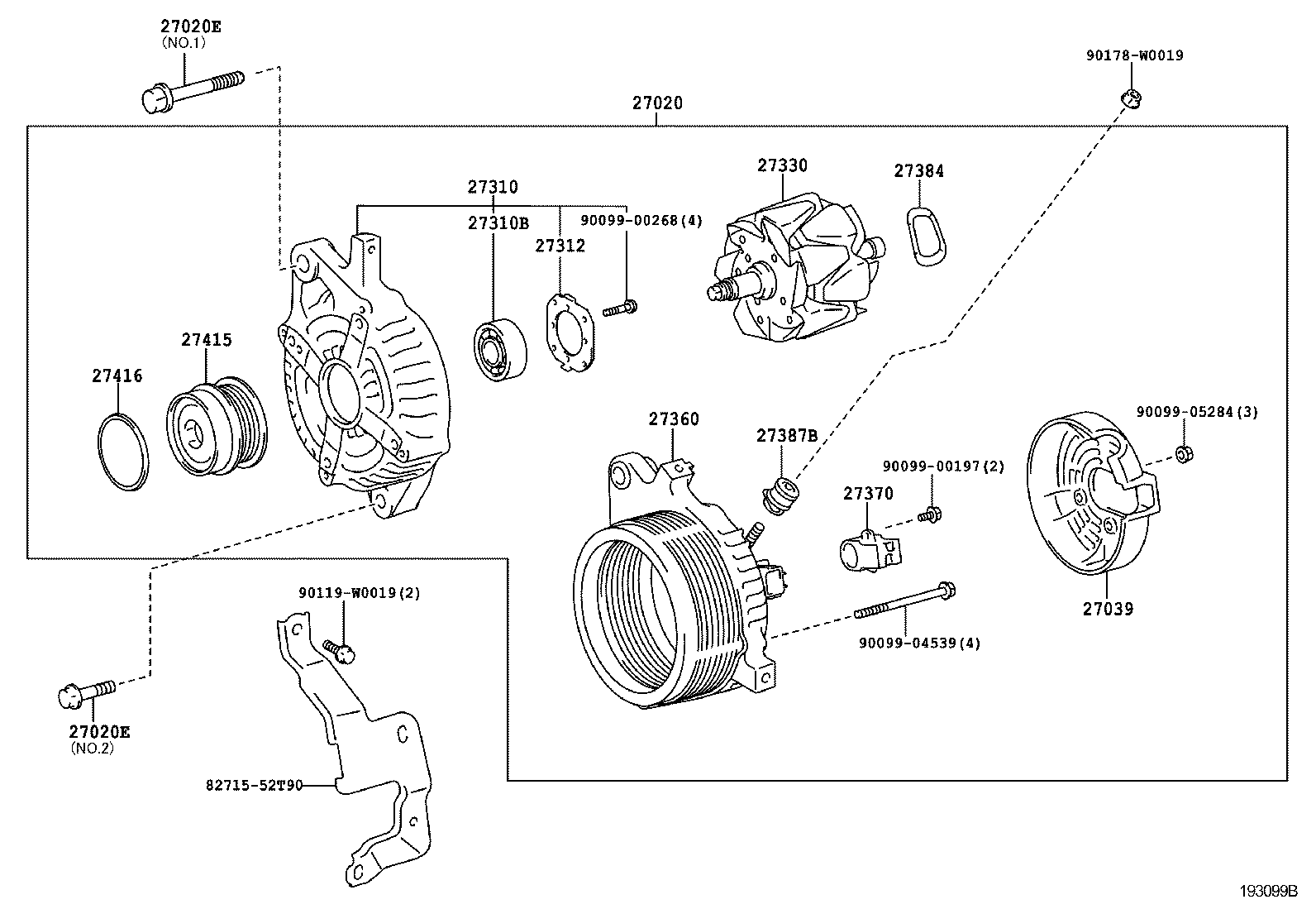 27330-0M040 ROTOR ASSY, ALTERNATOR product image