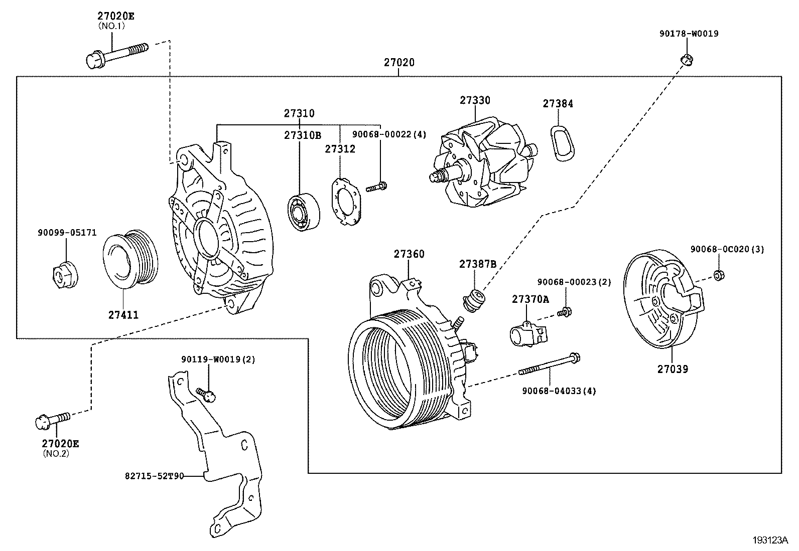 27330-0M040 ROTOR ASSY, ALTERNATOR product image