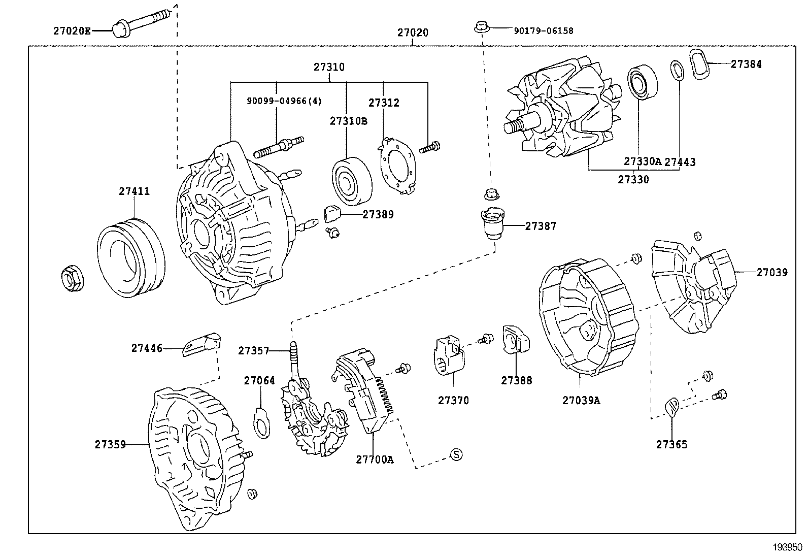16381-78030 BAR, FAN BELT ADJUSTING product image