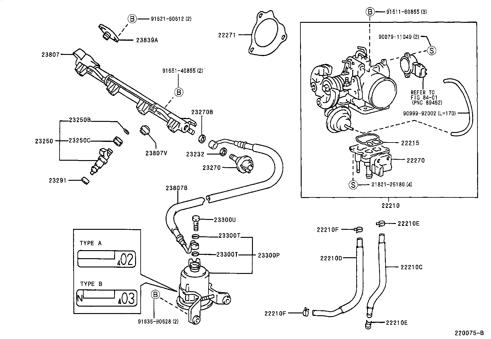 23280-74170 REGULATOR ASSY, FUEL PRESSURE product image